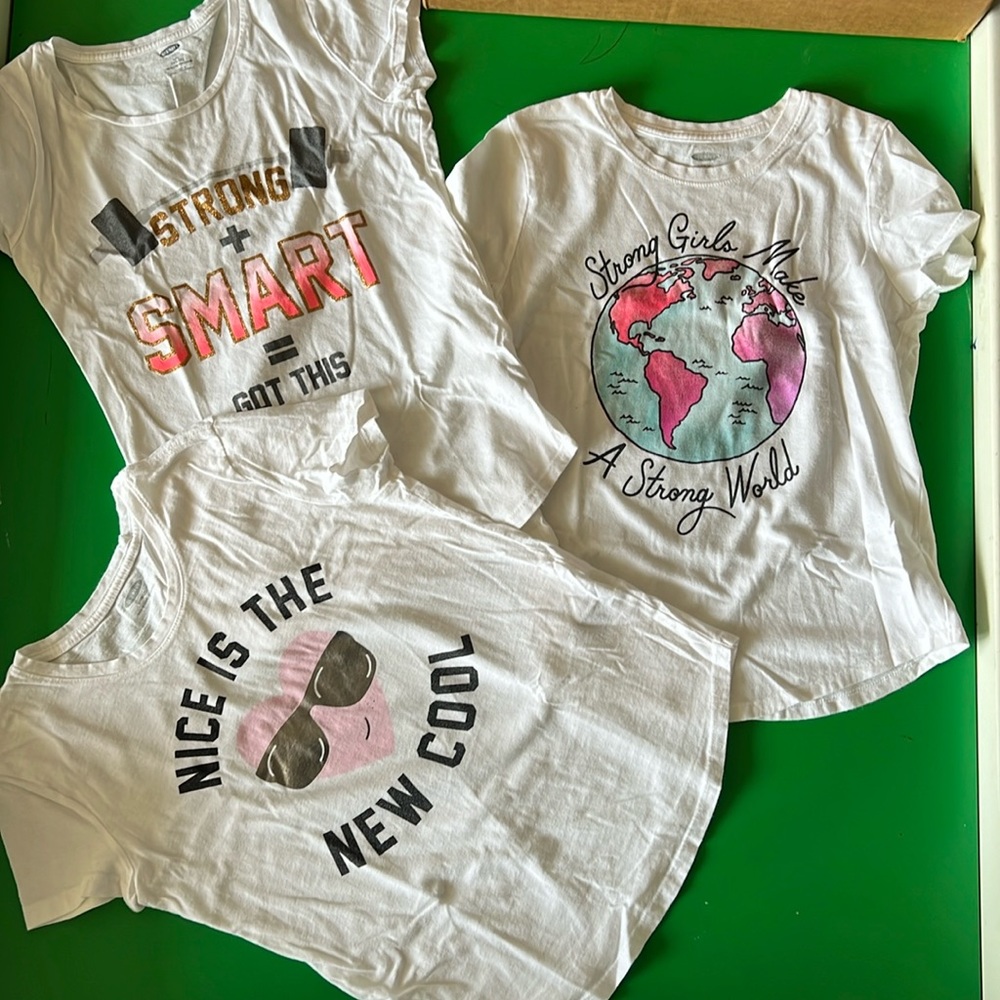 Old Navy Girls Sz 10/12 Bundle of T-Shirts